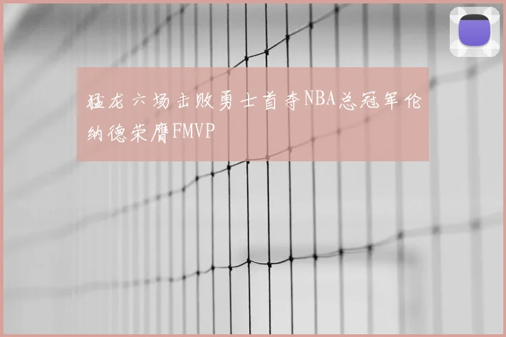 猛龙六场击败勇士首夺NBA总冠军伦纳德荣膺FMVP